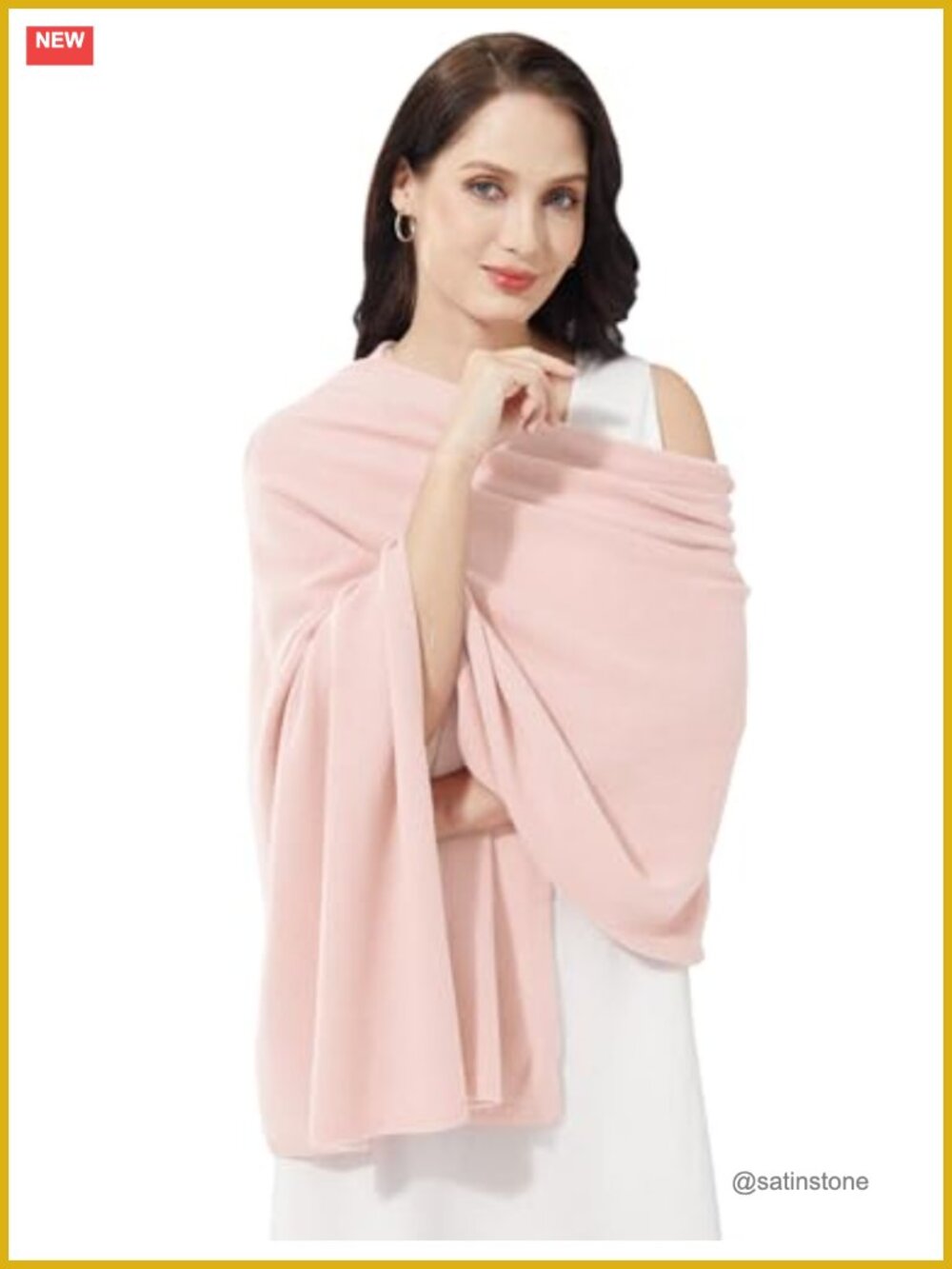 Luxury Cashmere Blend Wrap Scarf Stole Women Travel Extra Large 87"x28"